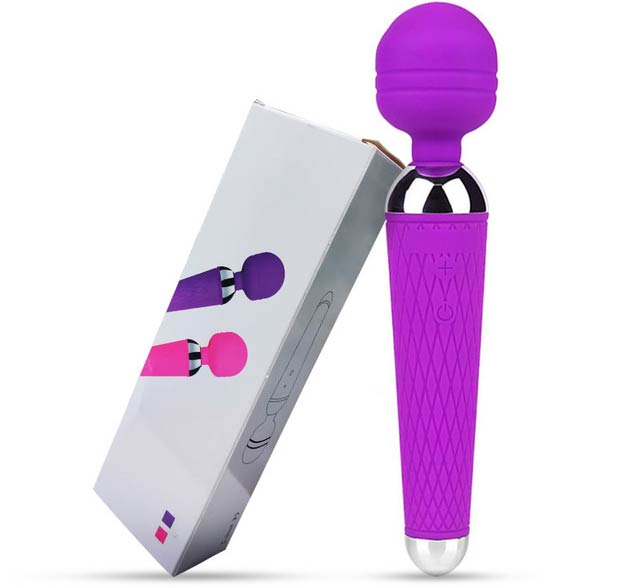 Вибромассажер "High Speed", с USB подзарядкой фиолетовый